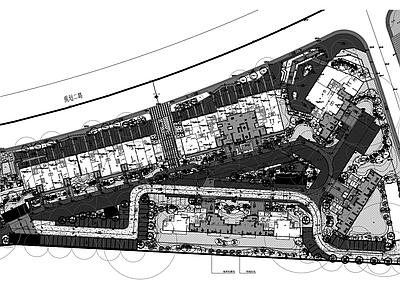 水石景观 融创清远湖滨首府大区景观CA 施工图 居住区景观