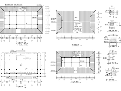 一套完整的古 施工图