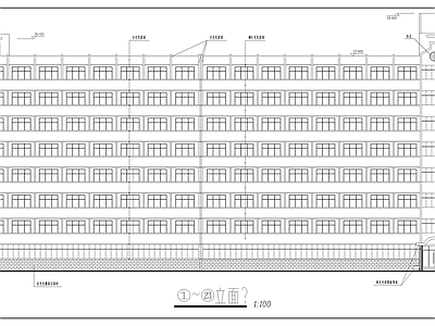 甘肃农业大学学生公寓 施工图