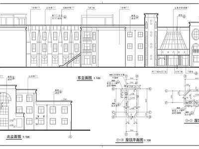 小区幼儿园建筑 施工图