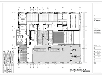 现代风格办公室设 施工图