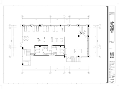 公公健身房平面图 施工图