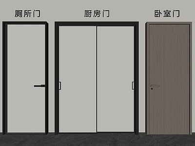 现代推拉门 厨房门 厕所门 卧室门 长虹玻璃门 房间门 木门
