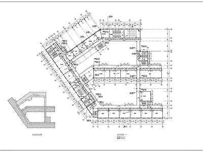 沿海城市四层小学教学楼建 施工图