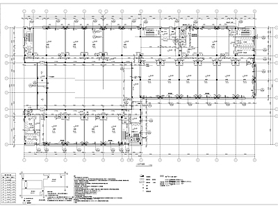 职业学院综合实训楼建筑图 施工图