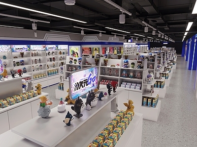 现代玩具礼品店 手办 玩具店