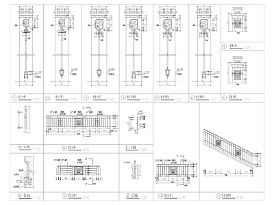 柱头 座 大样 施工图 建筑通用节点 建筑工程节点