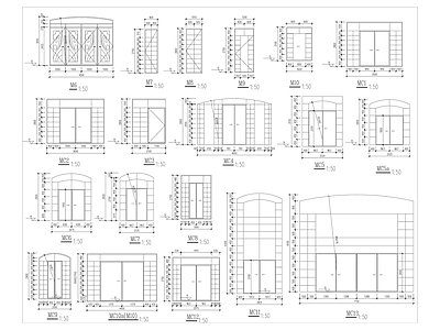 建筑门窗大样 施工图 建筑通用节点 建筑工程节点