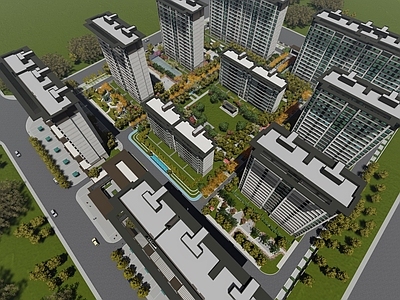 绿 施工图 居住区景观