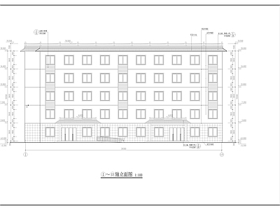 宿舍楼学生宿舍楼 施工图