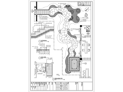 售楼处通道精景观详图 施工图 居住区景观