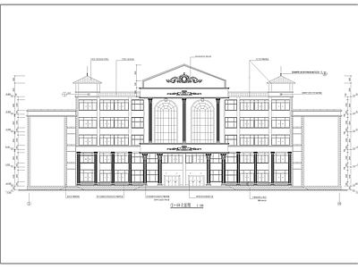 卫生学校实验楼建筑 施工图