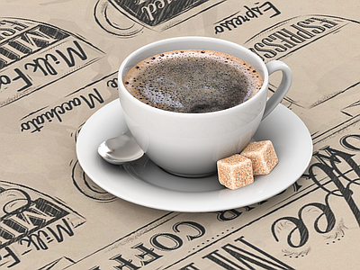 咖啡 咖啡杯 杯子杯具 装饰品摆件