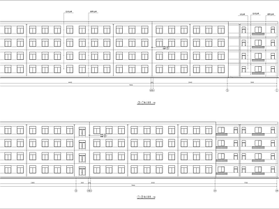 县高中教学楼建筑 施工图