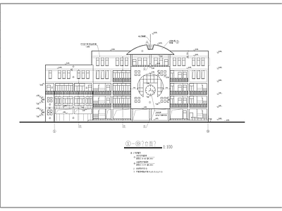 小学多功能教学楼建筑 施工图