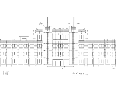 小学教学楼建筑 施工图