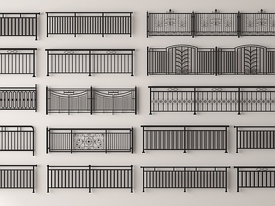现代铁艺栏杆