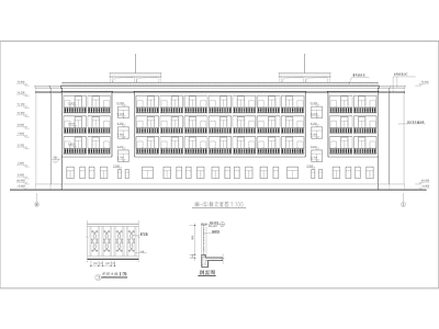 办公商务综合楼全套建筑设计图  施工图