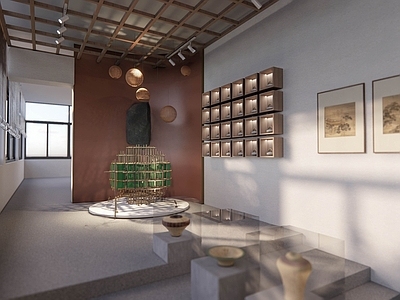 现代展厅 美术馆