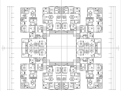 现代北京光明合院建 施工图