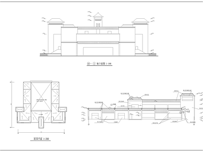 某学校艺术中心全套建筑图 施工图