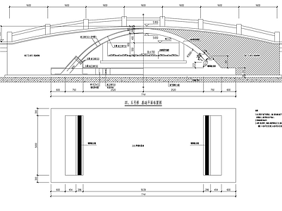 共富发展中心景观桥项目结构 施工图