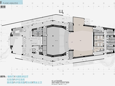 赫章大剧院平面布置图 施工图 工装平面图