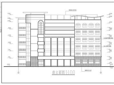 某中学高中教学楼建 施工图