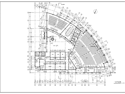 高校行政楼建筑 施工图