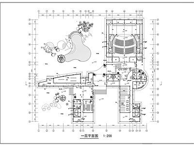 高校艺术中心设计 施工图