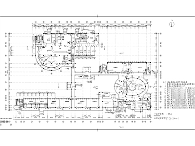 学校综合楼平面图 施工图