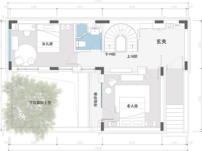 100平别墅休息区平面布置图 施工图