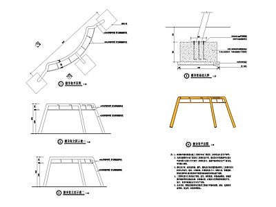 廊架景观 施工图