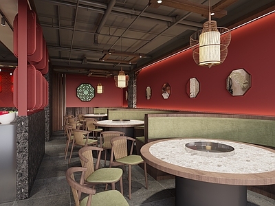 新中式火锅店