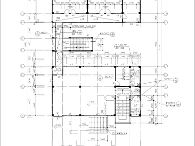 5层宿舍综合楼建筑 施工图