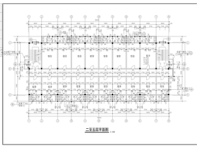 5层64461平米鞋业公司宿舍楼建施图 施工图