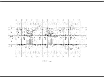 4层宿舍楼建筑 施工图