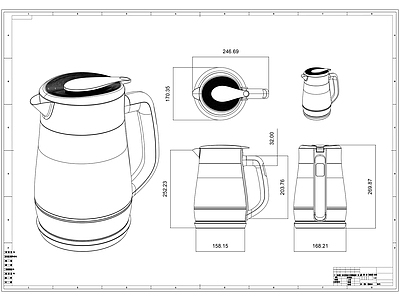 电热水壶制作图 施工图