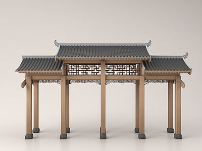 中式牌坊牌楼 古建头