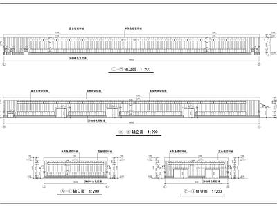 某轻钢结构厂房图纸 施工图 工业建筑