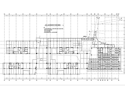 东福中心A楼建筑单体结构 施工图