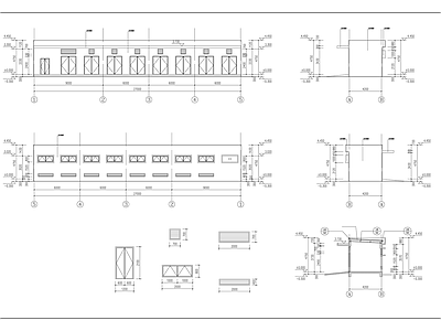 小微型货运库房 施工图 工业建筑