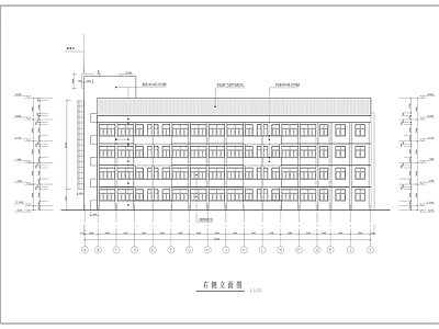 某中学全套建筑 施工图