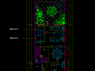 现代别墅 效果图 施工图