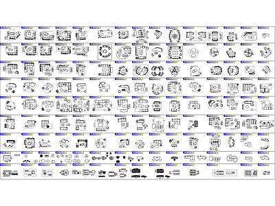 2024最新网红家具图库 第二季 施工图