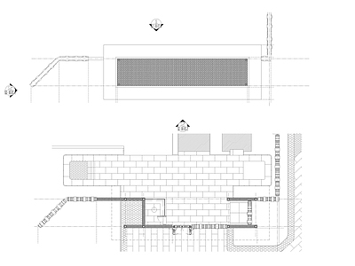 居住区公园景区入口门卫岗亭详 施工图 居住区景观