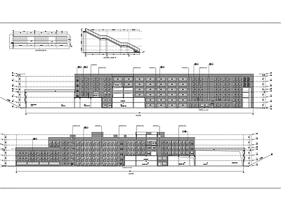 实训楼平面图 建施  施工图