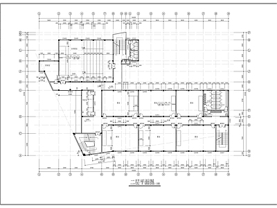 学院六层教学楼建筑方案图 施工图