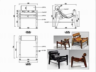 椅子家具图纸 施工图