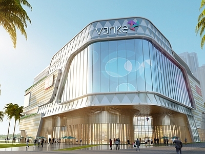 现代大型商场业综合体 商场 商业mall